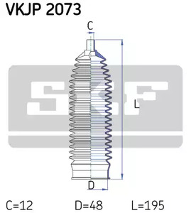 Фото VKJP2073 Комплект пыльника SKF {forloop.counter}}